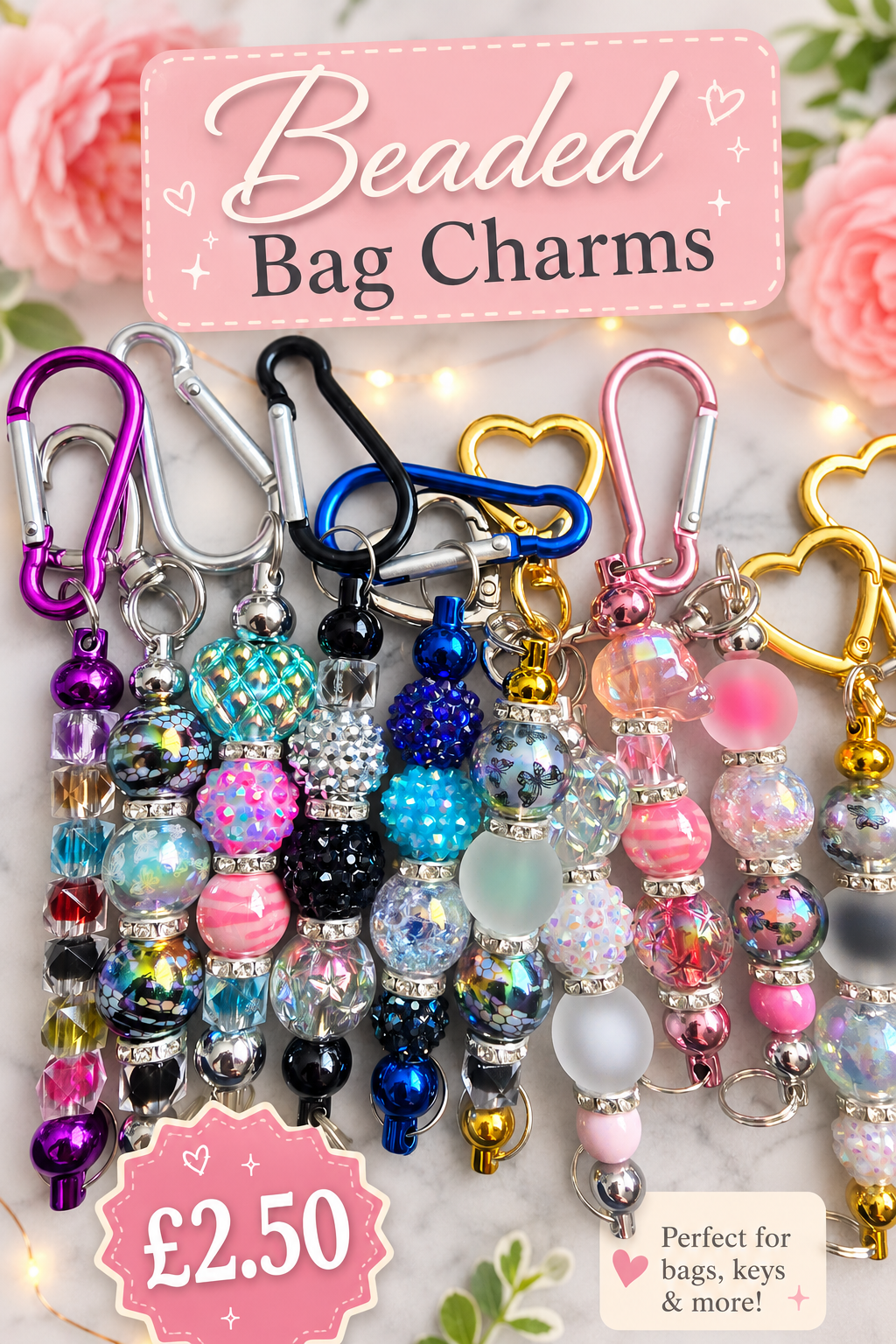 Beaded Keyrings