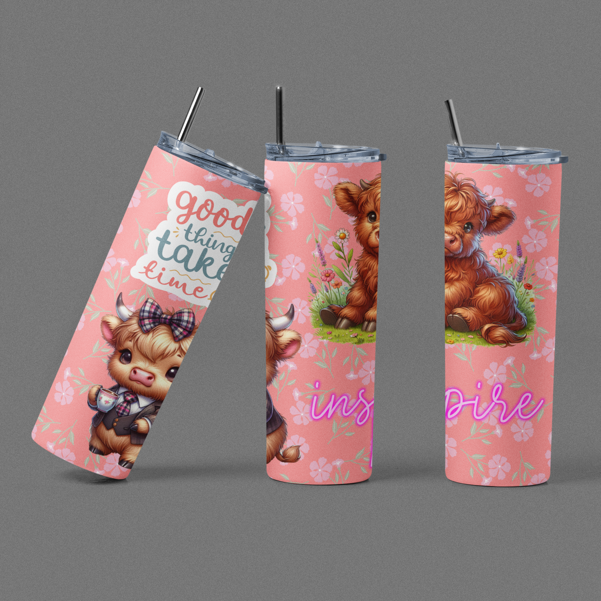 Various Highland Cow Designs