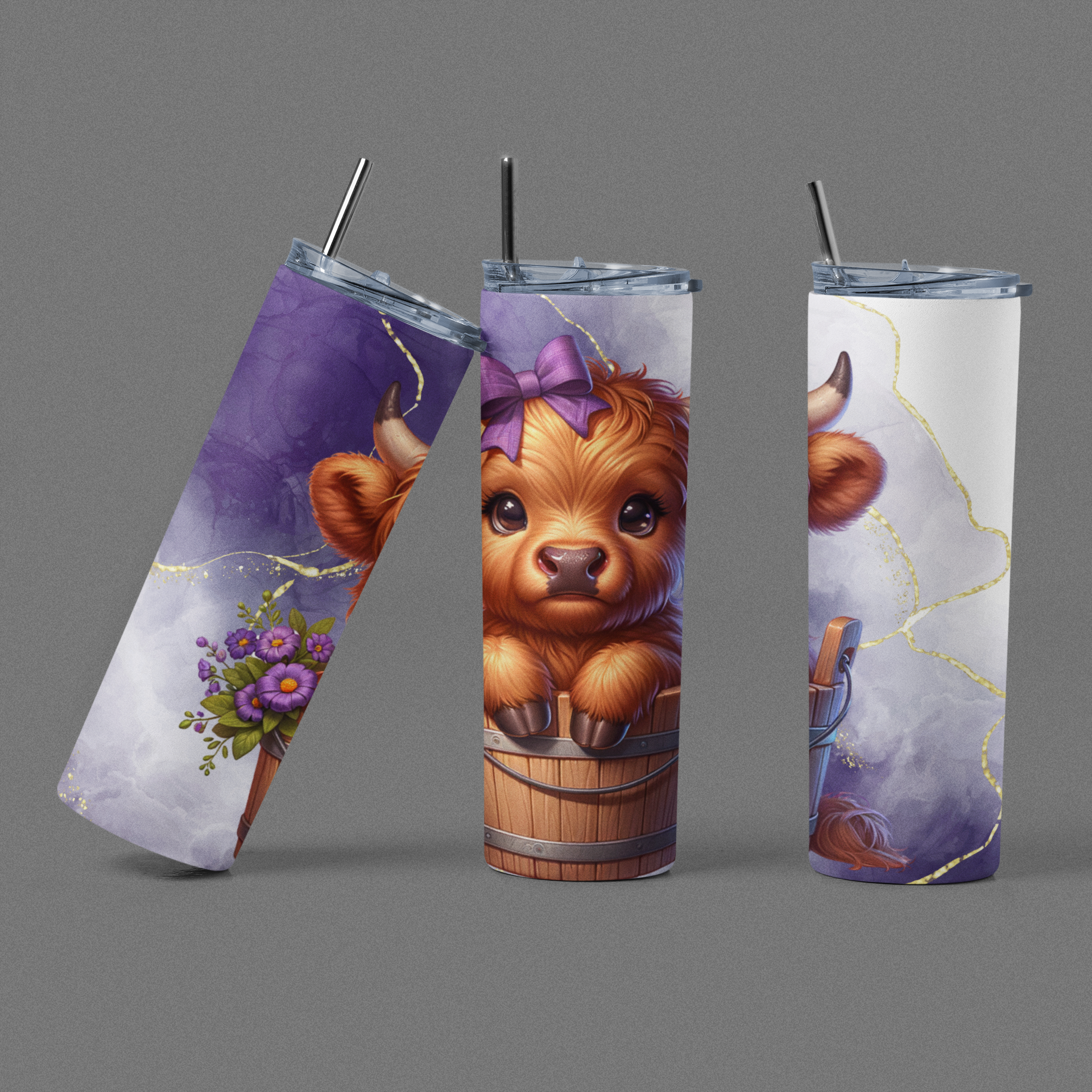 Various Highland Cow Designs