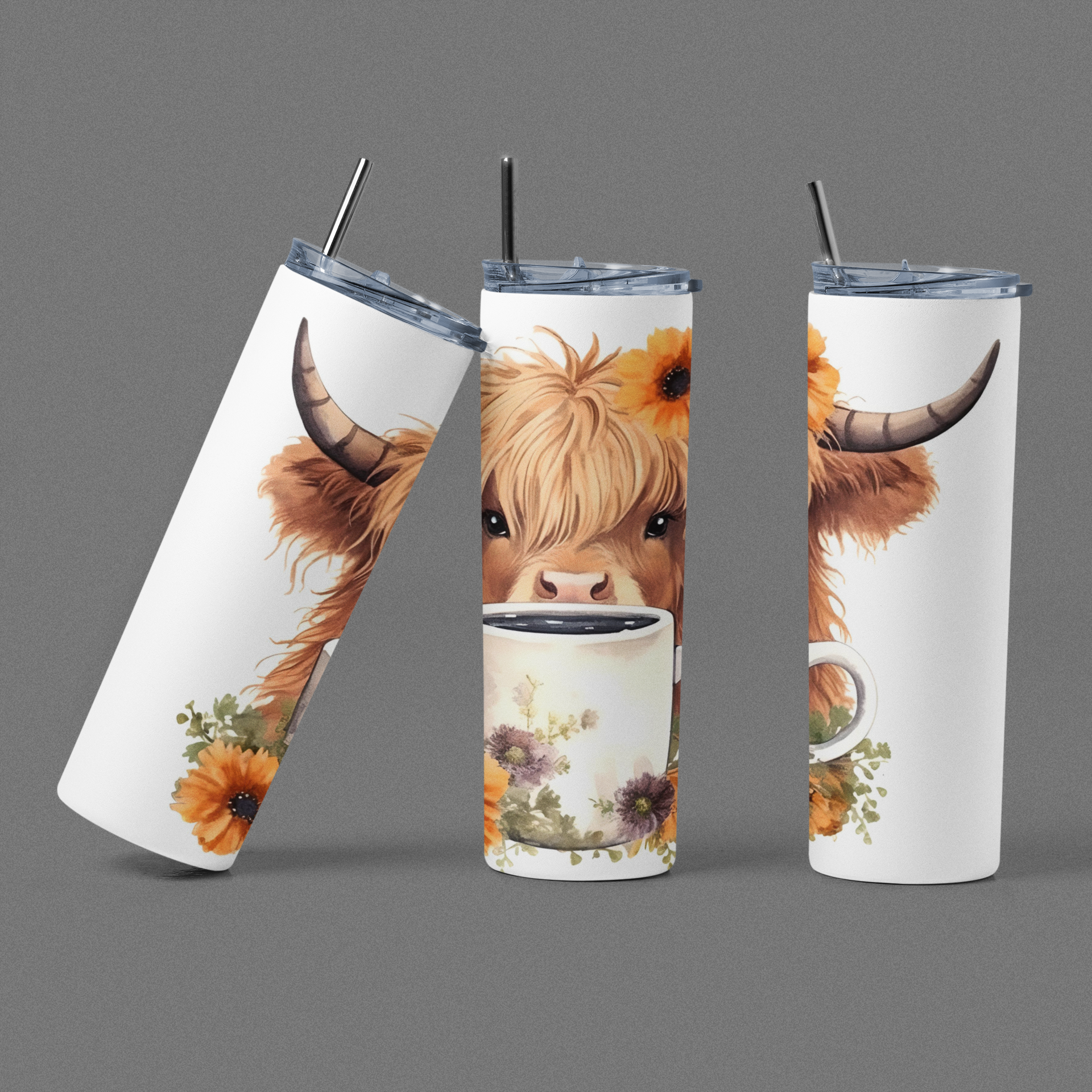 Various Highland Cow Designs