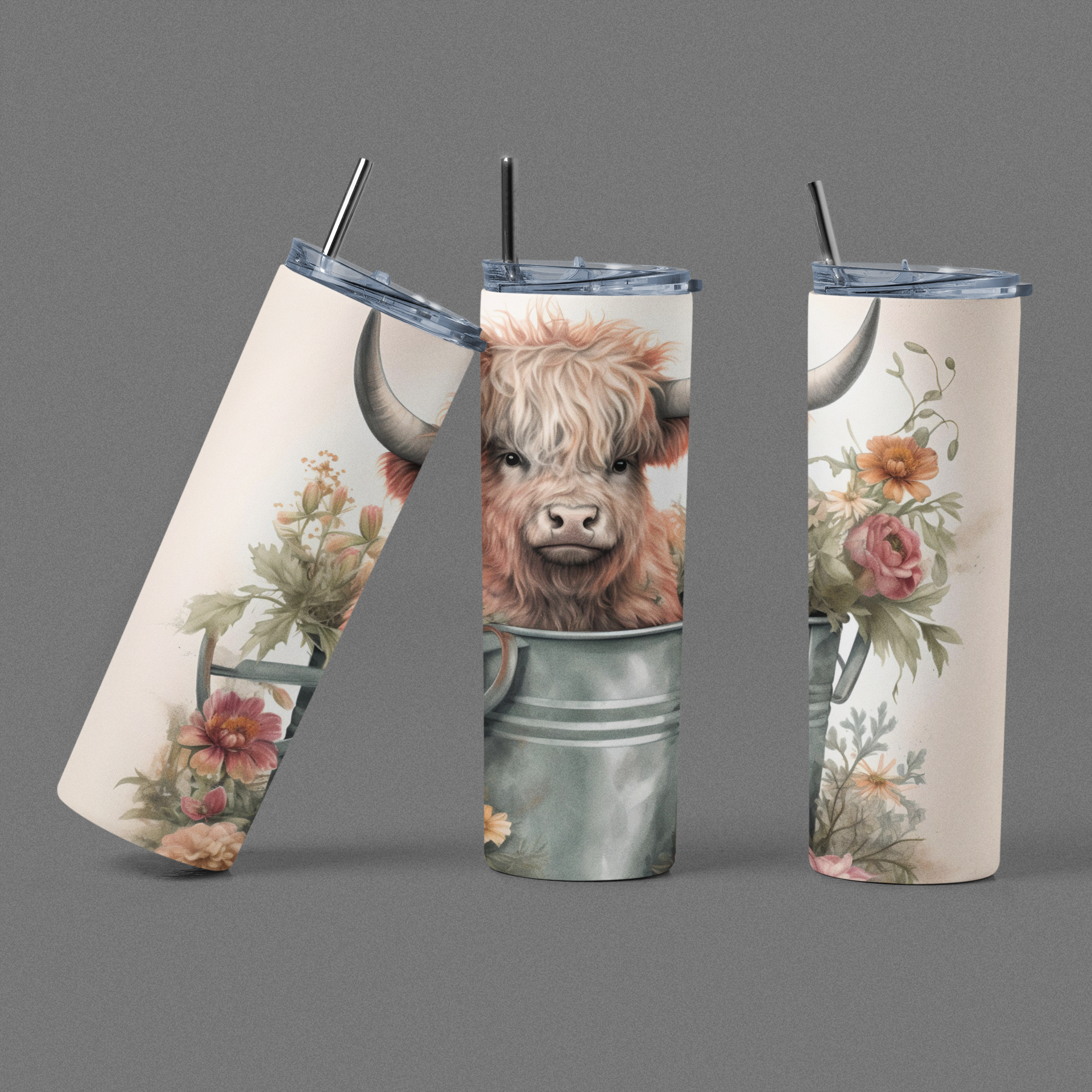 Various Highland Cow Designs