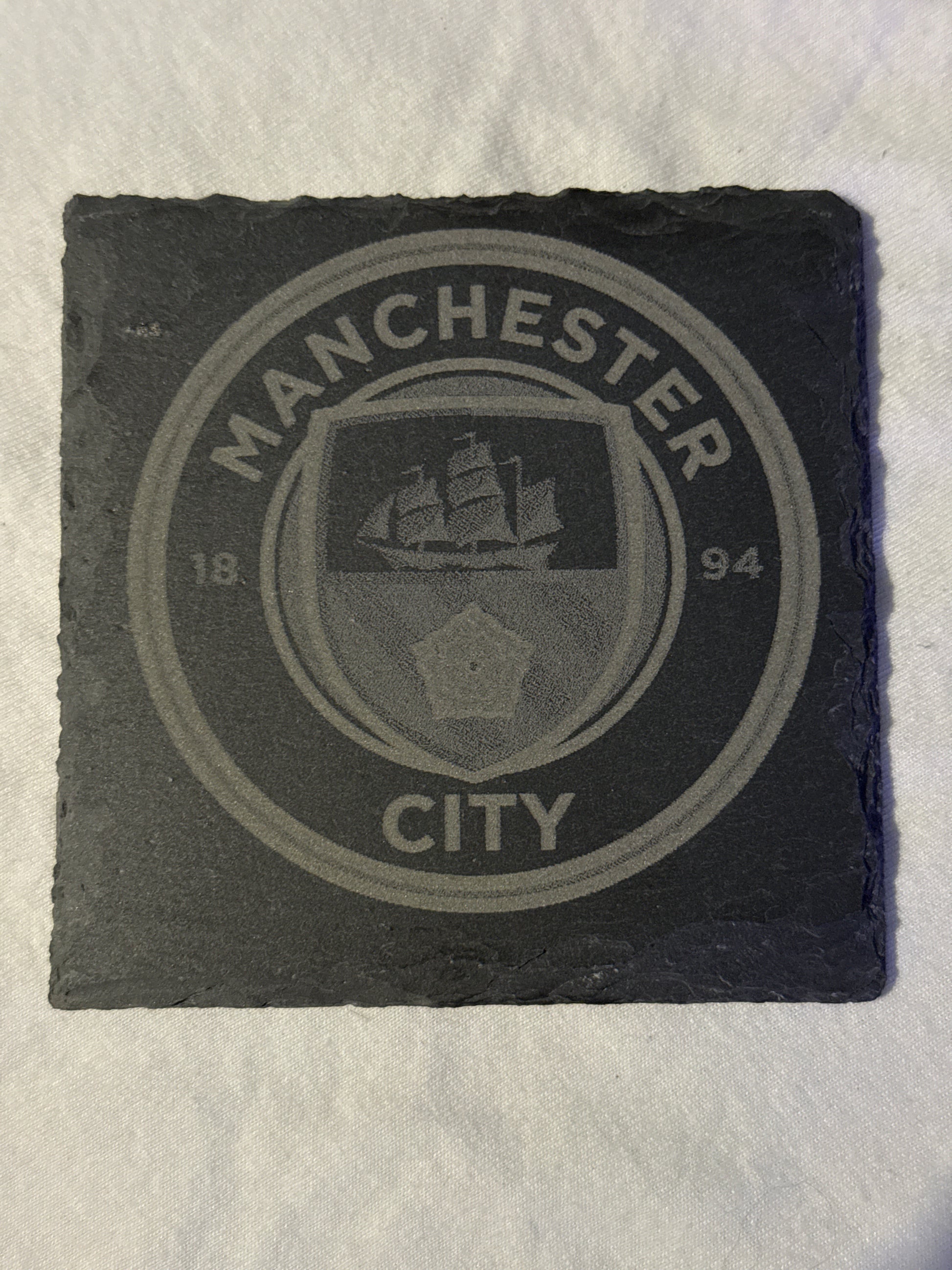 Football Team Slate Coaster